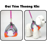 Dây Dắt Yếm Thoáng Khí Diamond Cho Chó Mèo